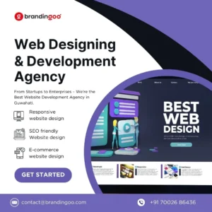 Team of developers working at the best website development agency in Guwahati